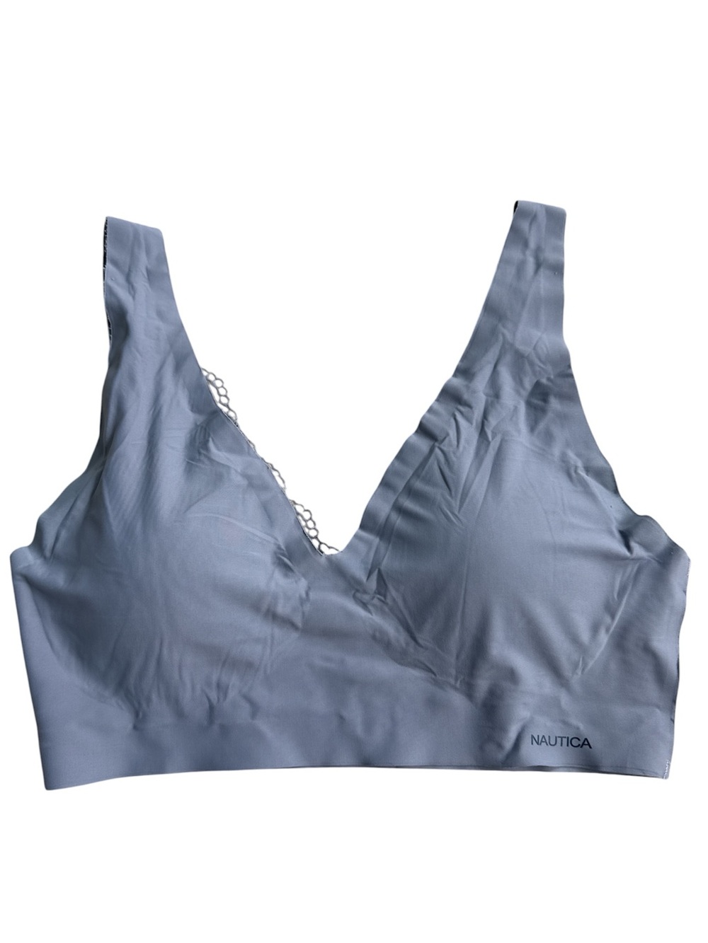 Nautica Laser Cut Lounge Bralette Size M – Seamless with Lace Accents